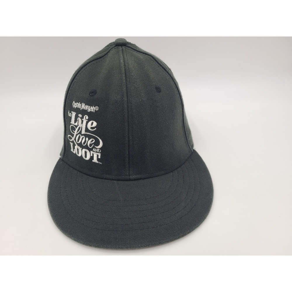 Captain Morgan Spiced Rum To Life Love & Loot Flex Fitted (Seems L-XL) Hat Cap